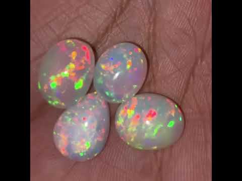 Ethiopian Opal Natural Gemstone Cabochon