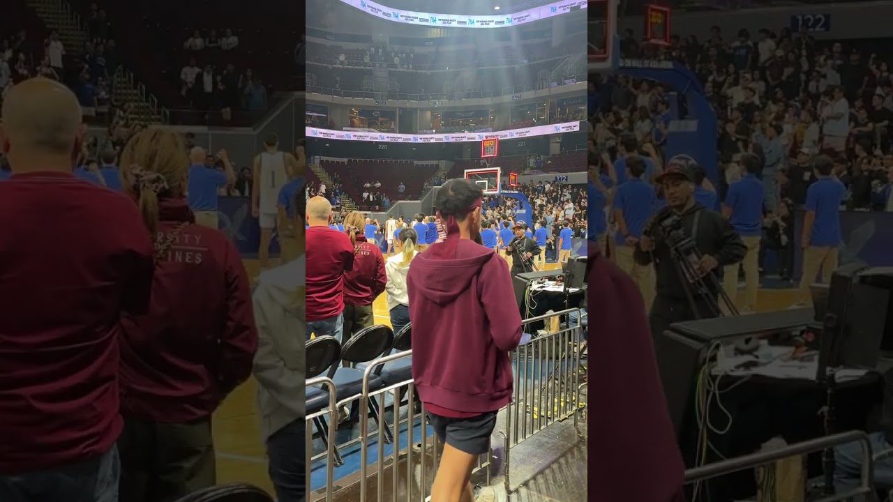 Hail Alma Mater: Ateneo hymn, after the Eagles lost to UP. November 19, 2025