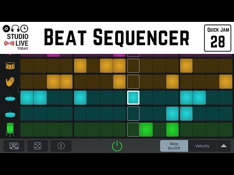 How to use the beat sequencer in GarageBand iOS (iPhone/iPad)