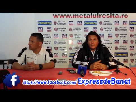 Atmosfera Metalul Resita  FC U Craiova si conferinta celor doi antrenori