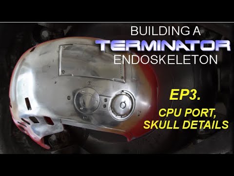 Building the Terminator episode 3 CPU port and skull details