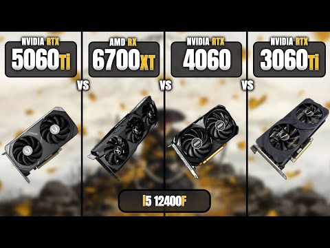 RTX 5060 Ti vs RX 6700 XT vs RTX 4060 vs RTX 3060 Ti | i5 12400F | Test in 10 Games