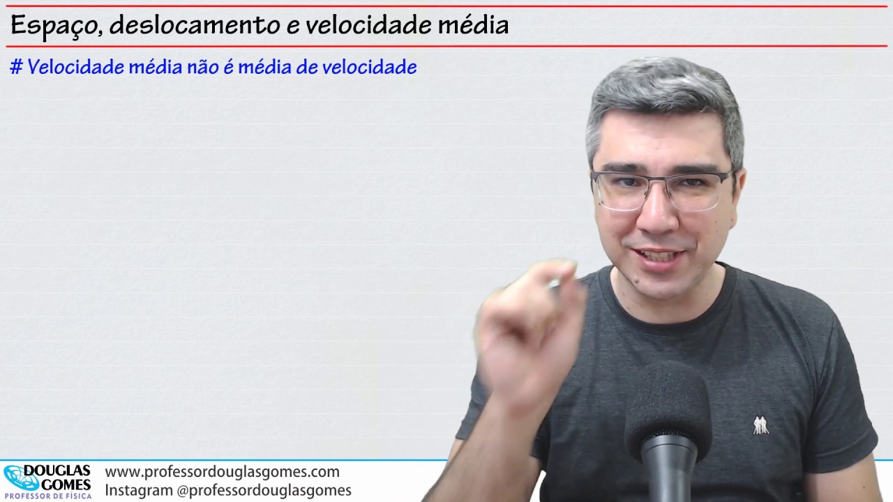Velocidade média não é media de velocidades | Física fundamental