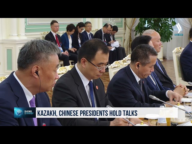 Kazakistan önderi, Çin Halk Cumhuriyeti Başkanı ile görüştü