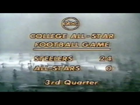 The College All Stars vs. SB Champ '75 Steelers is Pure Rain Anarchy!
