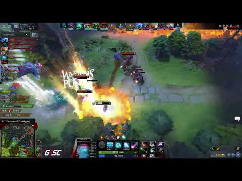 DOTA2 GESC Newbee vs VGJ T G02：teamfight moments 01