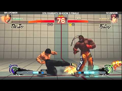 SSF4: VER 2012 - STA Willpower vs Scunsion - STA Season 3 Finale