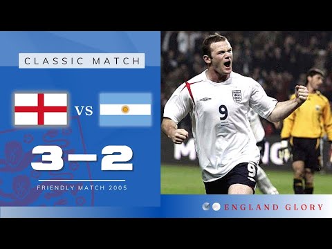 England vs Argentina 3-2 || Friendly Match 2005