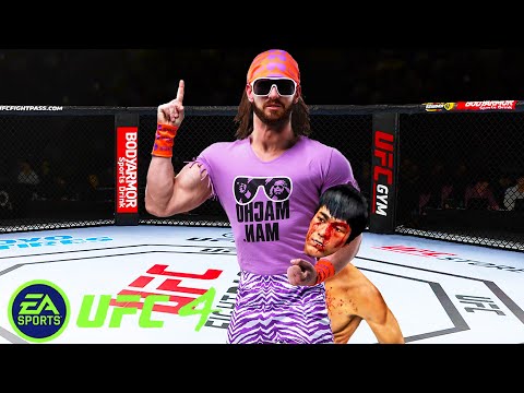 UFC4 Bruce Lee vs Macho Man Wrestler   EA SPORTS UFC 4 - PS5