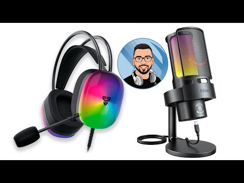 Headset Fantech Aurora HG29 + Microfone Fifine A8PLUS