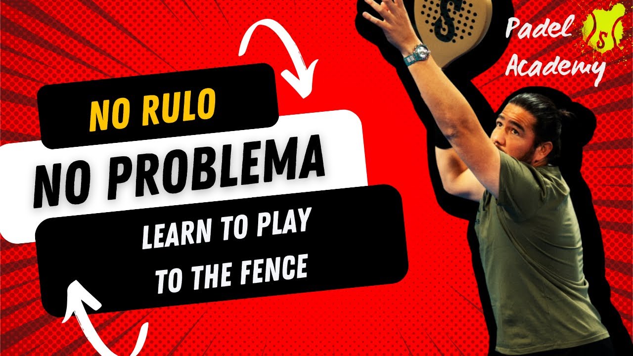 Flat overhead technique for hitting the fence off a lob.