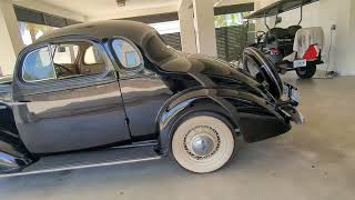 1935 Chevrolet Master De Luxe Coupe Cold Start