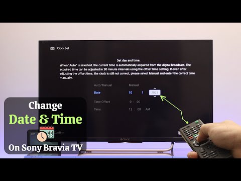 Sony Bravia TV: How to Change Date and Time!