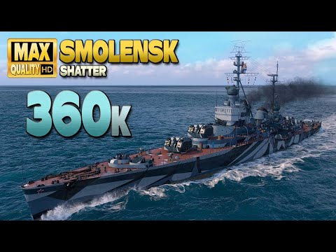 Cruiser Smolensk: Right positioning for a great game - World of Warships