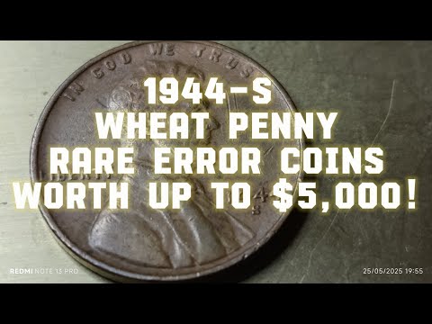 1944-S Wheat Penny Value – Rare Error Coins Worth Up To $5,000!P #CoinHunters #Numismatics
