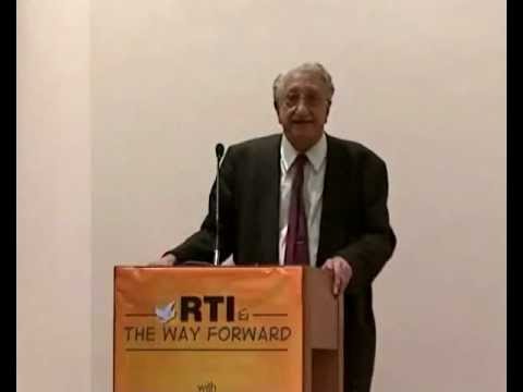 'RTI & the Way Forward' - Anil Divan