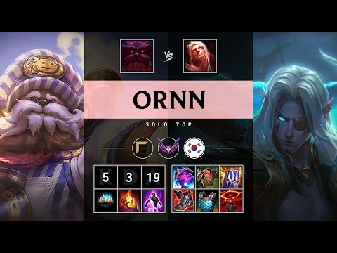 Ornn Top vs Vladimir - KR Master Patch 25.08