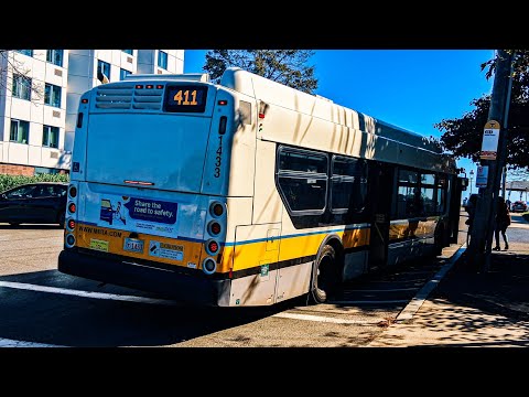 Riding MBTA route 411 to Jack Satter House. (announcements only)