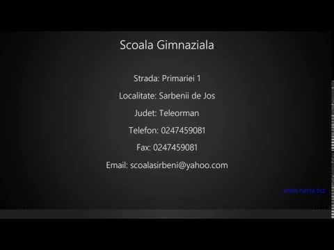 Scoala Gimnaziala Sarbenii de Jos