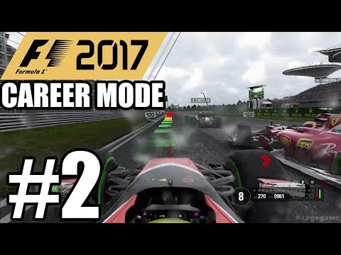 F1 2017 Career Gameplay Walkthrough Part 2 - China