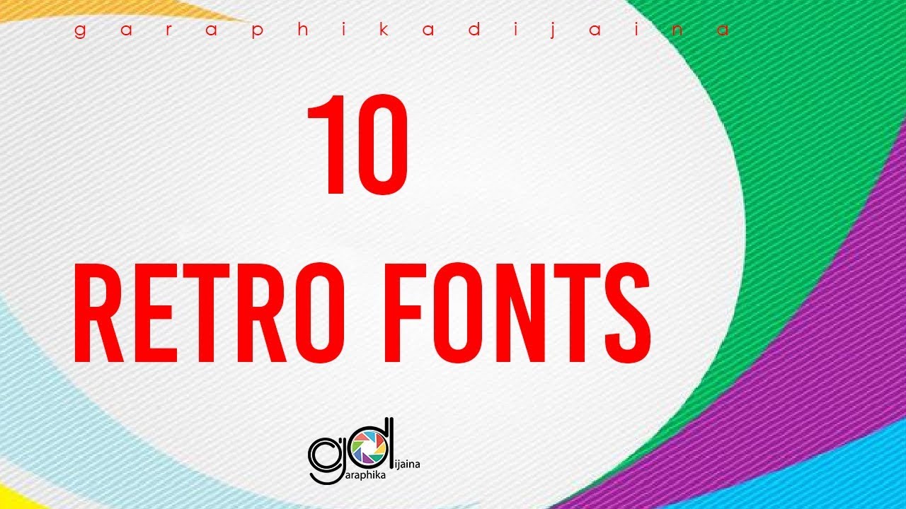 10 BEST RETRO FONTS