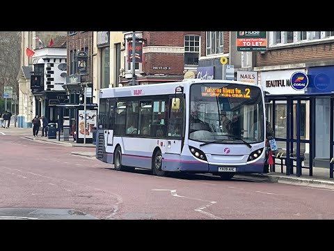 First Solent | Onboard YX09 AHC 44916 on the 2 to Paulsgrove | Recorded 21/03/25