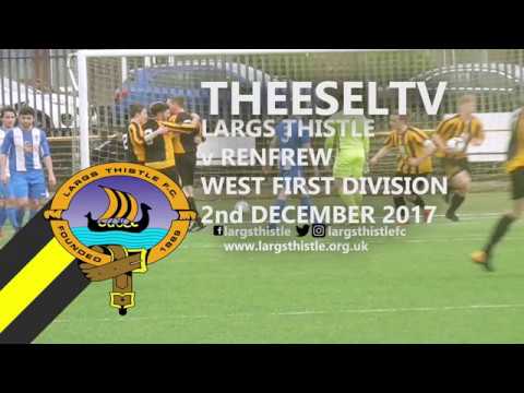 Largs Thistle 1-1 Renfrew - West of Scotland First Division, 2nd December 2017