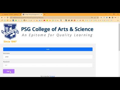 Parking College Campus Reservation in PHP Application Projects