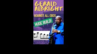 Gerald Albright with Big Band playing a HUGE Crescendo on Alto Sax!!