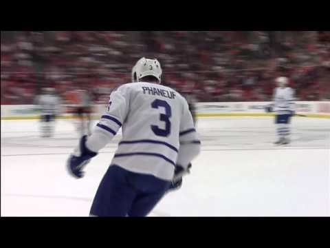 Phaneuf Goal - Leafs 2 vs Flyers 2 - Mar 3rd 2011 (HD)