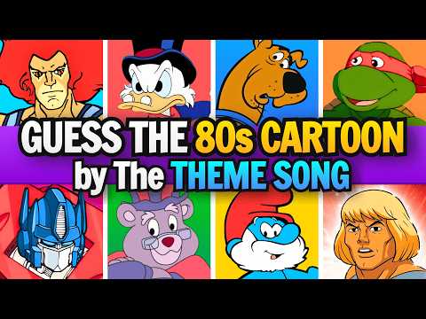 Guess The 80s Cartoon by Theme Song! 📺 (99% Fail)