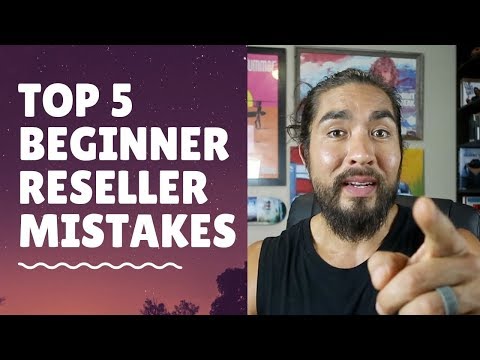 THE TOP 5 BEGINNER RESELLING MISTAKES - DON'T DO THESE