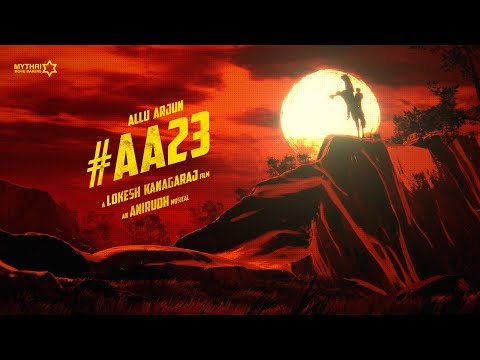 AA 23 Announcement Video | Icon Star Allu Arjun | Lokesh Kanagaraj | Anirudh | Mythri Movie Makers