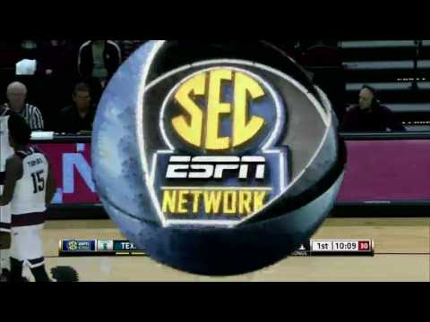 BRYCE DOUVIER 2015-16 (#23 BLUE) - 1ST HALF TEXAS A&M C.C. at TEXAS A&M