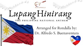 Download lagu Lupang Hinirang Instrumental | The Philippine National Anthem Sheet Music for Rondalla mp3