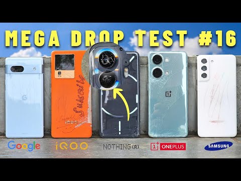 Drop Test - iQOO Neo 7 Pro vs Nothing Phone 2 vs OnePlus Nord 3 vs Samsung Galaxy S21 FE vs Pixel 7a