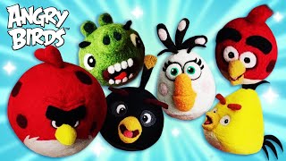 Every Angry Birds ASMR Needlefelt Wool Craft EVER!