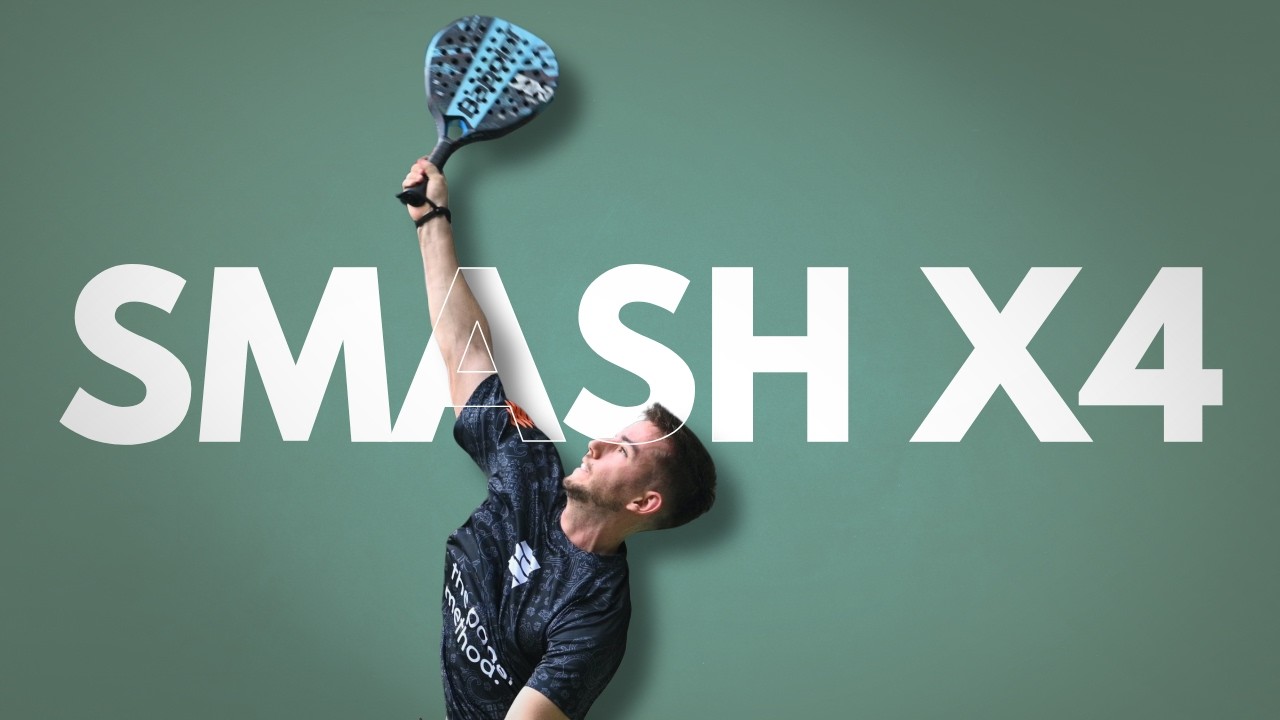 Mastering the Padel Smash x4: grip, position, and tactics.