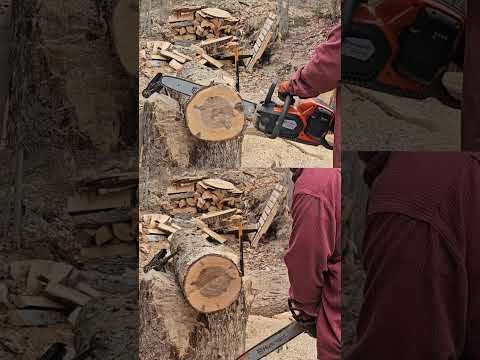 Husqvarna T542i xp vs 350i poweraxe #cordless #chainsaw #speed