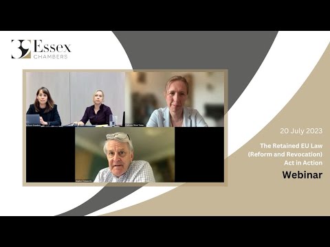The Retained EU Law Reform and Revocation Act in Action | Webinar