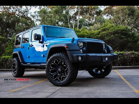 Jeep Wrangler Wheels - Fuel Assault Rims + 2" Tough Dog Lift Kit | AutoCraze