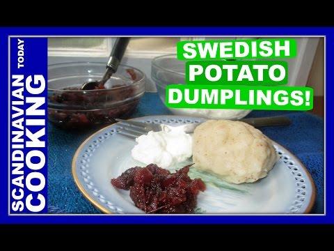 How To Make Traditional Swedish Potato Dumplings ♥  Kroppkaka  🍴