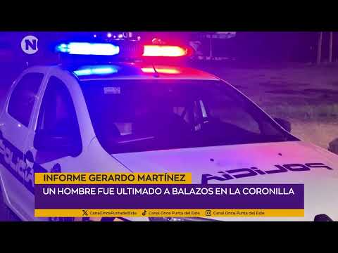 Homicidio en La Coronilla