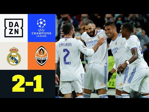 Traumassist krönt Benzema-Doppelpack: Real Madrid – Schachtjor 2:1 | UEFA Champions League | DAZN