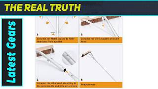 KYEEN-TOOLS Leaf Roof Brush: 21FT Reach for Effortless Roof Cleaning!