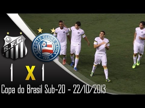 Copa do Brasil Sub 20 - Confira o gol do Santos contra o Bahia (22-10-2013)