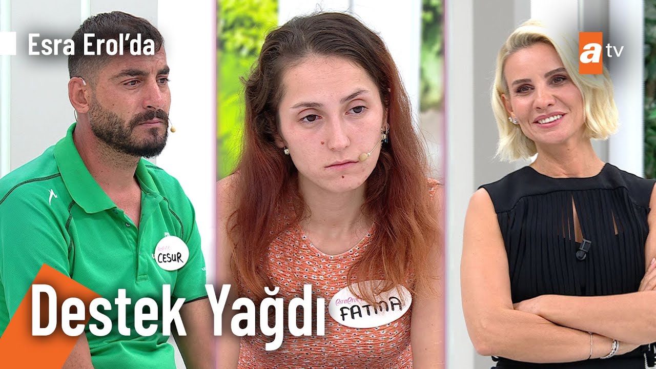 Cesur ve Fatma'nın ayrılmasını istemeyenler telefonları kilitledi! - Esra Erol'da @EsraErolatv