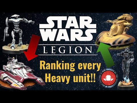 Heavy unit Tier List!! | Star Wars Legion