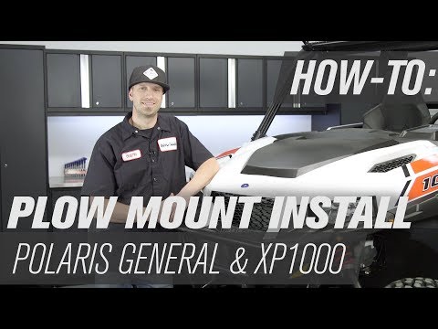 How To Install The Tusk UTV SubZero Plow Mount | Polaris General & XP1000