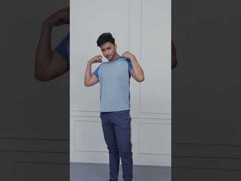 Lotto BD Men Running T-Shirt Dri-Fit Navy